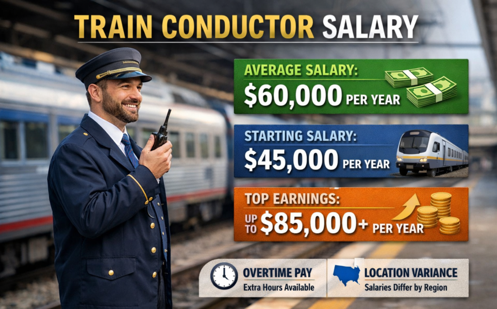 train conductor salary