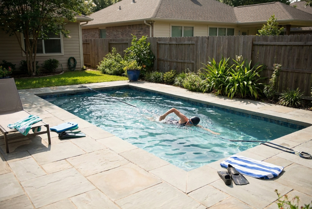 How to Swim Laps in a Small Pool Without Renovating Your Backyard Small Pool
